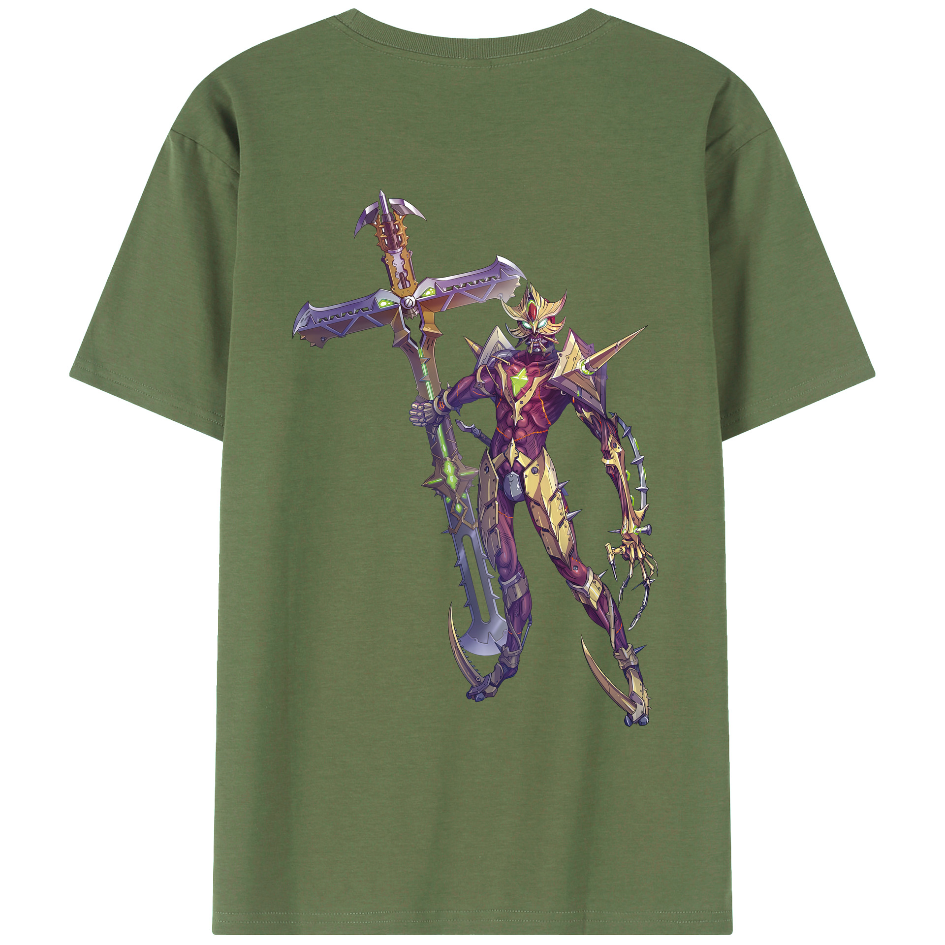 （画像用） ウルトラマン Ultraman 綿100％ メンズ半袖Tシャツ（バックプリント） 通気性